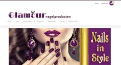 Desktop Screenshot of glamournagelproducten.nl