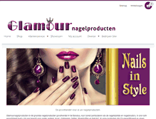 Tablet Screenshot of glamournagelproducten.nl