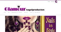 Desktop Screenshot of glamournagelproducten.eu