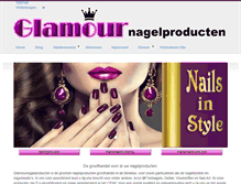 Tablet Screenshot of glamournagelproducten.eu